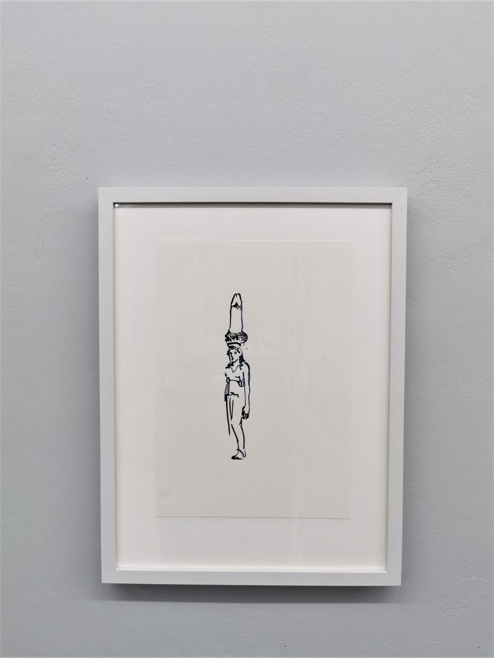Exhibition view, drawing 01